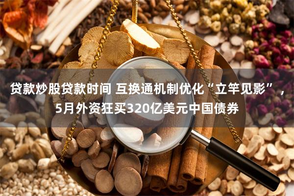 贷款炒股贷款时间 互换通机制优化“立竿见影” ，5月外资狂买320亿美元中国债券