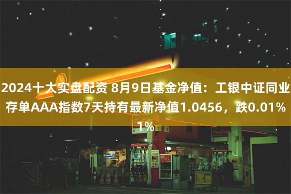 2024十大实盘配资 8月9日基金净值：工银中证同业存单AAA指数7天持有最新净值1.0456，跌0.01%