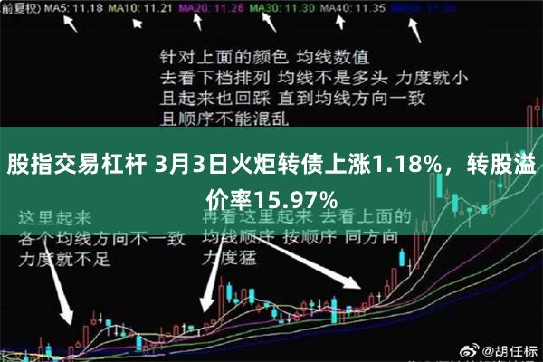 股指交易杠杆 3月3日火炬转债上涨1.18%，转股溢价率15.97%